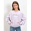 Sinsay - Dukserica crewneck Pusheen the Cat - lavanda