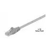 MicroConnect U/UTP CAT5e 1m siv 10 kosov