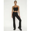 Sinsay - Flare pantalone sa dodatkom modala Active - crno