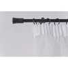 SENSE HOME Teleskopska garnišna za zavese zvono 170-300 cm crno-siva