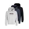 JACK & JONES Majica JJMUNK marine / rdeča / črna / pegasto bela