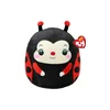 TY Plišana igračka Squishy Bubamara Lucy 39395, 22 cm, Crno-crvena