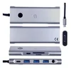 Priklopna postaja 9-v-1 HUB USB 3.0 HDMI Napajanje 100W 4K 60Hz Gumb