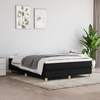 Okvir za krevet s oprugom crni 140 x 190 cm od tkanine