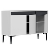 Hanah Home HANAH HOME Asude - White, Anthracite konzolna miza, (20868384)