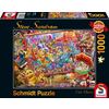 Schmidt - Puzzle Sundram: Mačja manija - 1 000 kosov