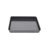 Tart mould with removable bottom side, steel, 18x18 cm - de Buyer