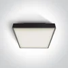 PLAFONJERA LED 2×E27/18W/PLC/230V IP65 CRNA
