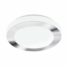 Eglo Carpi plafonjera/1, Led, 11w, 950lm, ip44, prečnik 300, hrom/bela