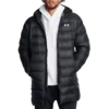 Moška bunda Under Armour Legend Down Parka Black / White XL