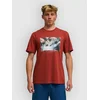 Billabong Barrel moška majica deep red