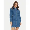 Guess Jeans obleka W5RK99 D4H71 Modra Regular Fit