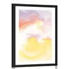 Plakat s paspartujem pastelen preplet barv - 60x90 white