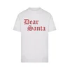 Mister Tee Majica Dear Santa rdeča/bela