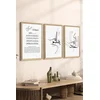 WALLXPERT Set 3 dekorativne slike Artsycllct3
