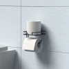 TEKNO-TEL Držač za toalet papir mg335c, Crni