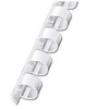 SPIRALA PLASTIČNA FI-22MM PK50 FORNAX BIJELA
