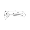 SPAX Flat countersunk head, T-STAR plus