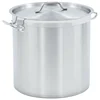 vidaXL Lonec za juho 50 L 40x40 cm nerjaveče jeklo