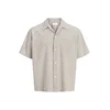 JACK & JONES Srajca  kaki / oliva / bela