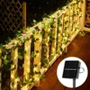 Dekorativne solarne led sijalice sa lišćem 10m