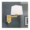 Orion WA 2-1469/1- LED zidna lampa CARLTON 1xE27/40W/230V + LED/3W bela/zlatna