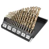 Svedri za kovino HSS-Co 1,0–10,0 mm, komplet 19 kosov