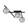 Plafonsko svetlo SMART 3xE14/10W/230V crno/sivo