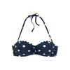 LASCANA Bikini zgornji del  mornarska / bela