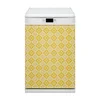 tulup.si Nalepka na pomivalni stroj Rumeni beli vzorec 60x80 cm