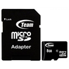 TEAM GROUP Micro SDHC 8GB CLASS 10+SD Adapter TUSDH8GCL1003 crni