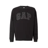 GAP Majica HERITAGE  pegasto siva / črna