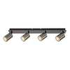 Rabalux Plafonska spot lampa Gerhard, 4xGU10, Crna