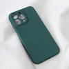 TERACELL Torbica Soft Velvet za iPhone 14 Pro Max 6.7 tamnozelena