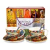 Komplet 2 skodelic in krožnikov. 250 ml porcelan Kandinsky kot darilo.