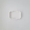 KREATIVNI SLATKIŠI Modla za kolače i ukrase Klasični ram, 8 cm, Bela
