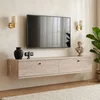 Hanah Home TV komoda Ligne 140, 140 cm, travertin