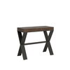 Ityhome Ityhome 90 x 77 konzolna miza rjava, (20847556)