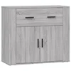 Komoda sivog hrasta sonome 80x33x70 cm od konstruiranog drva