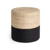 Tabure v črni in naravni barvi Juta Gold Black – Hanse Home