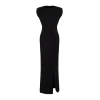 Trendyol Black Wadding Long Woven Evening Dress
