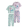 Next Pižama Lilo & Stitch modra/meta/pastelno lila/bela