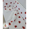 Bubamara037 Set posteljine za krevetac sa ravnom ogradicom Bubamare, Beli