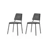 Hanah Home Set trpezarijskih stolica Lima 4554 V2, 2 komada, Antracit