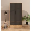 HANAH HOME Ormar Flora 90 Safir hrast Anthracite