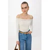 Trendyol Milla Ženska bluza, Krem