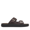 Natikači Calvin Klein Ergon Double Bar Sandal Su HM0HM02094 Rjava