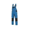 CXS Farmer hlače z naprsnikom CXS STRETCH, 170-176cm, moške, svetlo modre - črne