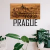 Wallity Zidna dekoracija Prague, 58 x 42 cm, Crna