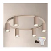 Brilagi - LED RGBW prigušiva stropna svetiljka SELE 6xGU10/6,5W/230V bež